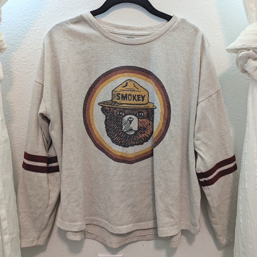 Smokey the bear long sleeve shirt